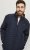 Jack & Jones MULTI SET-IN Sleeves Quilted Jacket With Collar Navy Blazer - Vestes - Vestes Homme Grandes Tailles
