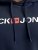 Jack & Jones CORP OLD LOGO REG FIT Hoodie Navy Blazer - Sweatshirts & hoodies - Sweatshirts/Hoodies grande taille homme