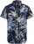 Jack & Jones Hawaii AOP Shirt Blue - Chemises - Chemises Grandes Tailles Hommes
