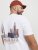 Jack & Jones Boston Photo Crew Neck T-Shirt Bright White - T-shirts - T-shirts Homme Grande Taille