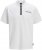 Jack & Jones Fusion Pique Zipper Polo Bright White - Polos - Polos homme grande taille