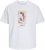 Jack & Jones Hydra Crew Neck T-Shirt Bright White - T-shirts - T-shirts Homme Grande Taille