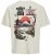 Jack & Jones Fuji Crew Neck T-Shirt Antique White - T-shirts - T-shirts Homme Grande Taille