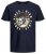 Jack & Jones JJEUSTACE T-Shirt Navy - T-shirts - T-shirts Homme Grande Taille
