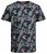 Jack & Jones JJCOASTAL AOP T-Shirt Navy - T-shirts - T-shirts Homme Grande Taille