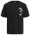 Jack & Jones JORDECAL T-Shirt with Back Print Black - T-shirts - T-shirts Homme Grande Taille