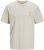  Jack & Jones Summer Vibes Crew Neck T-Shirt Moonbeam - T-shirts - T-shirts Homme Grande Taille