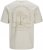  Jack & Jones Summer Vibes Crew Neck T-Shirt Moonbeam - T-shirts - T-shirts Homme Grande Taille