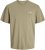 Jack & Jones Ayce Crew Neck T-Shirt Beige - T-shirts - T-shirts Homme Grande Taille