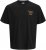 Jack & Jones Parallel Crew Neck T-Shirt Black - T-shirts - T-shirts Homme Grande Taille