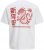 Jack & Jones Snake Dragon Crew Neck T-Shirt Bright White - T-shirts - T-shirts Homme Grande Taille