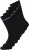 Jack & Jones BASIC LOGO Tennis Socks 5-Pack Black - Sous-vêtements & bain - Sous-vêtements Grande Taille