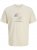 Jack & Jones Calma Crew Neck T-Shirt Sweet Corn - T-shirts - T-shirts Homme Grande Taille