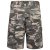 Kam Jeans 329 Short Charcoal Camo - Shorts - Shorts hommes grande taille