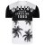 Kam Jeans 5228 Malibu T-shirt Black/White - T-shirts - T-shirts Homme Grande Taille