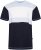 Kam Jeans 5780 Cut And Sew Panel T-Shirt Navy - T-shirts - T-shirts Homme Grande Taille