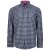 Kam Jeans 6156 Long Sleeve Check Shirt Navy - Chemises - Chemises Grandes Tailles Hommes