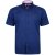 Kam Jeans 6160 Short Sleeve Dobby Print Shirt Twilight Blue - Chemises - Chemises Grandes Tailles Hommes