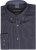 Kam Jeans 6300 Long Sleeve Dobby Stripe Shirt Dark Grey - Chemises - Chemises Grandes Tailles Hommes