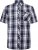 Kam Jeans 6301 SS Casual Check Shirt Navy - Chemises - Chemises Grandes Tailles Hommes
