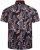 Kam Jeans 6330 AOP Floral Print Short Sleeve Shirt Navy - Chemises - Chemises Grandes Tailles Hommes