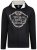 Kam Jeans 705 Motor Oil Hoodie Black - Sweatshirts & hoodies - Sweatshirts/Hoodies grande taille homme