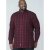 D555 Theo Long Sleeve Check Shirt - Chemises - Chemises Grandes Tailles Hommes