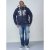 D555 Thurston Full Zip Hoodie Navy - Sweatshirts & hoodies - Sweatshirts/Hoodies grande taille homme