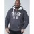 D555 Vadal Full Zip Hoodie Charcoal - Sweatshirts & hoodies - Sweatshirts/Hoodies grande taille homme