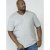 D555 Signature V-neck T-shirt Grey - T-shirts - T-shirts Homme Grande Taille
