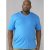 D555 Signature V-neck T-shirt Blue - T-shirts - T-shirts Homme Grande Taille