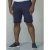 D555 Calvin Stretch Shorts Navy - Shorts - Shorts hommes grande taille