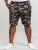 D555 Chadwick Shorts Green Camo - Shorts - Shorts hommes grande taille