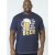 D555 Murray T-shirt Navy - T-shirts - T-shirts Homme Grande Taille