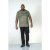 D555 NewYork Brooklyn T-shirt Khaki - T-shirts - T-shirts Homme Grande Taille