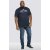 D555 Thornton Embroidery T-shirt Navy - T-shirts - T-shirts Homme Grande Taille