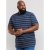 D555 Caspian T-shirt Navy - T-shirts - T-shirts Homme Grande Taille