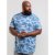 D555 Seymour T-shirt Blue - T-shirts - T-shirts Homme Grande Taille