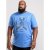 D555 Monty T-shirt Blue - T-shirts - T-shirts Homme Grande Taille