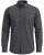 Motley Denim Lisbon Long Sleeve Shirt Charcoal - Chemises - Chemises Grandes Tailles Hommes