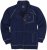 Adamo Manuel Sweatshirt with Zipper Navy - Sweatshirts & hoodies - Sweatshirts/Hoodies grande taille homme