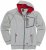 Adamo Michael Hoodie with Zipper Grey - Sweatshirts & hoodies - Sweatshirts/Hoodies grande taille homme