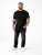 D555 Smartly T-shirt col rond Noir lot de 5 - T-shirts - T-shirts Homme Grande Taille