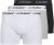 Jack & Jones Soho Solid Trunks 3-pack White/Grey/Black - Sous-vêtements & bain - Sous-vêtements Grande Taille