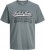Jack & Jones Logo 2COL T-shirt Grey - T-shirts - T-shirts Homme Grande Taille