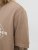 Jack & Jones Dover T-shirt Short Sleeve Brown - T-shirts - T-shirts Homme Grande Taille