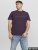 Jack & Jones STAR T-Shirt Purple - T-shirts - T-shirts Homme Grande Taille