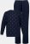 JP1880 Two-piece Pyjamas Long Sleeve and Long Trousers Navy - Sous-vêtements & bain - Sous-vêtements Grande Taille