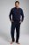 JP1880 Two-piece Pyjamas Long Sleeve and Long Trousers Navy - Sous-vêtements & bain - Sous-vêtements Grande Taille