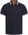 Jack & Jones Paulos Short Sleeve Polo Black Navy - Polos - Polos homme grande taille